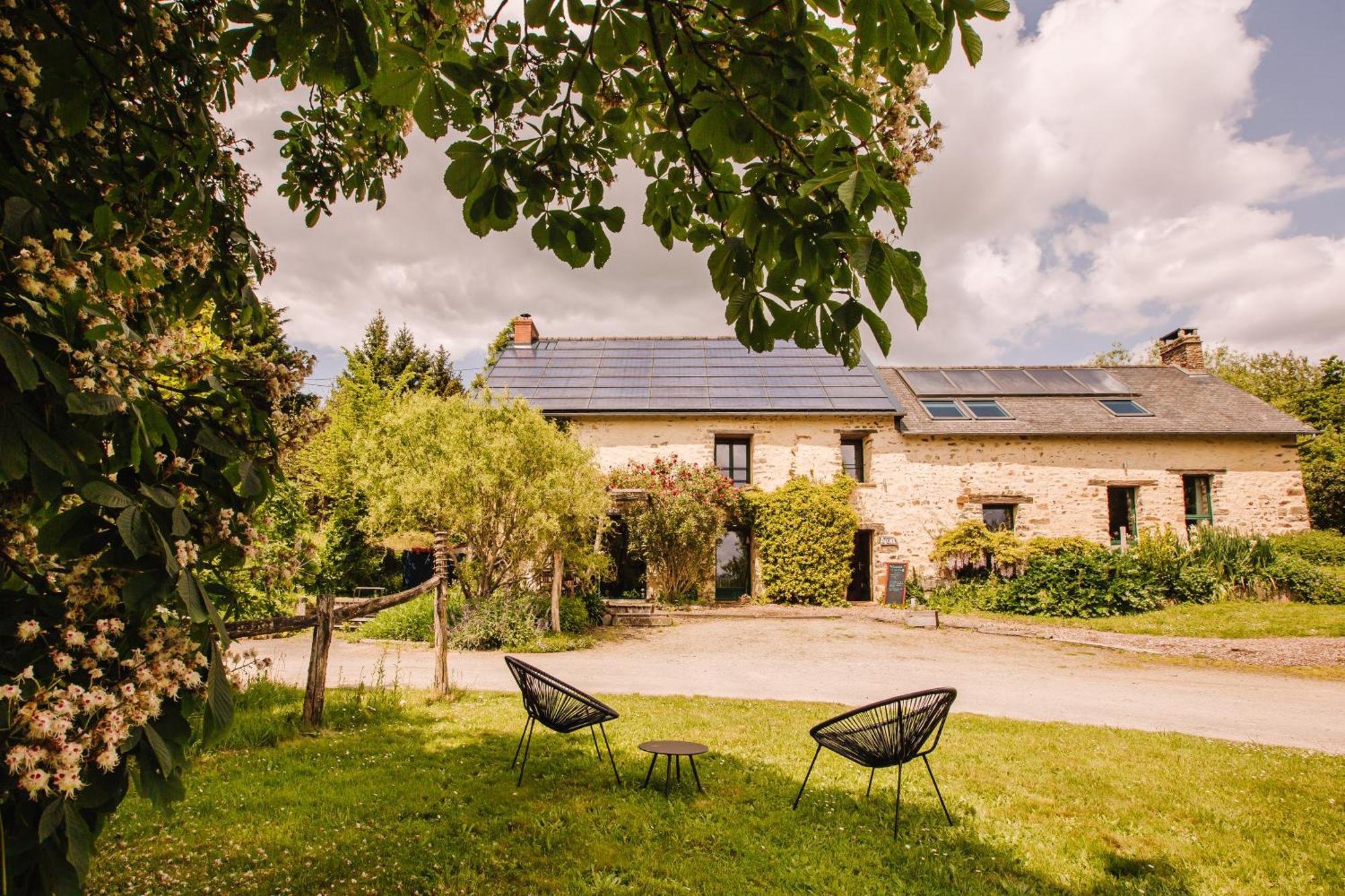 Ecolodge La Belle Verte Saint-Mʼhervé Dış mekan fotoğraf