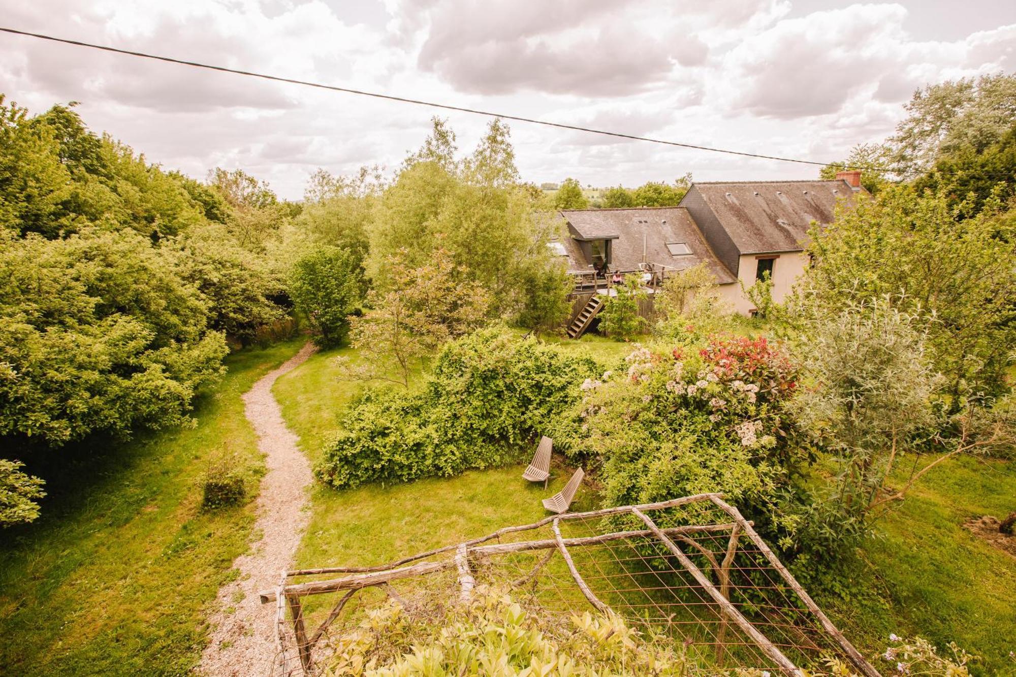 Ecolodge La Belle Verte Saint-Mʼhervé Dış mekan fotoğraf